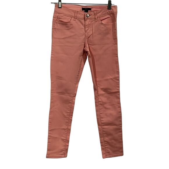 Forever 21 Peach Stretch Denim Skinny Jeans Size 25 - Picture 1 of 8